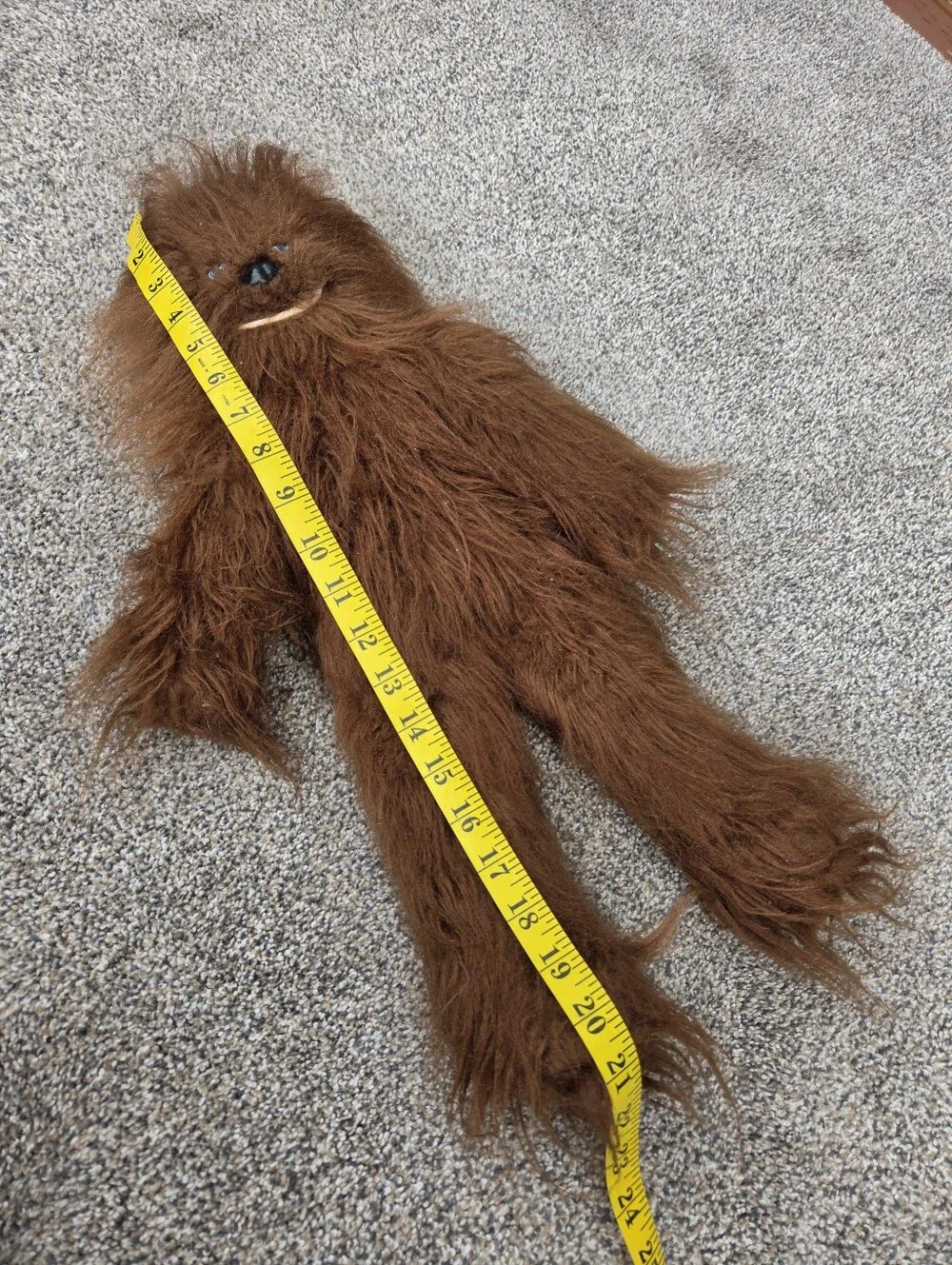 Vintage 1977 Star Wars Kenner Chewbacca Plush Toy 20 inch Wookiee No Bandolier